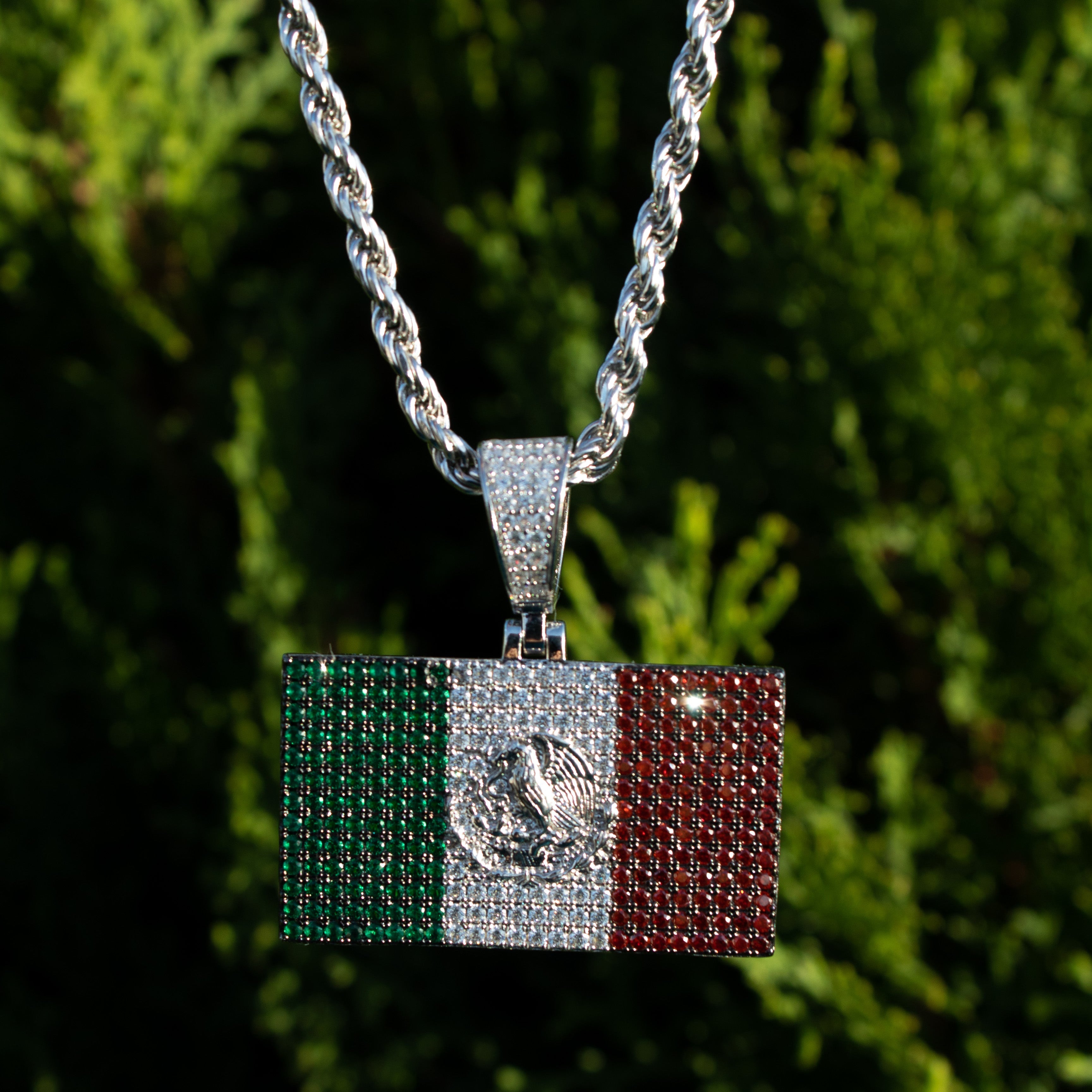 Mexico Flag Pendant