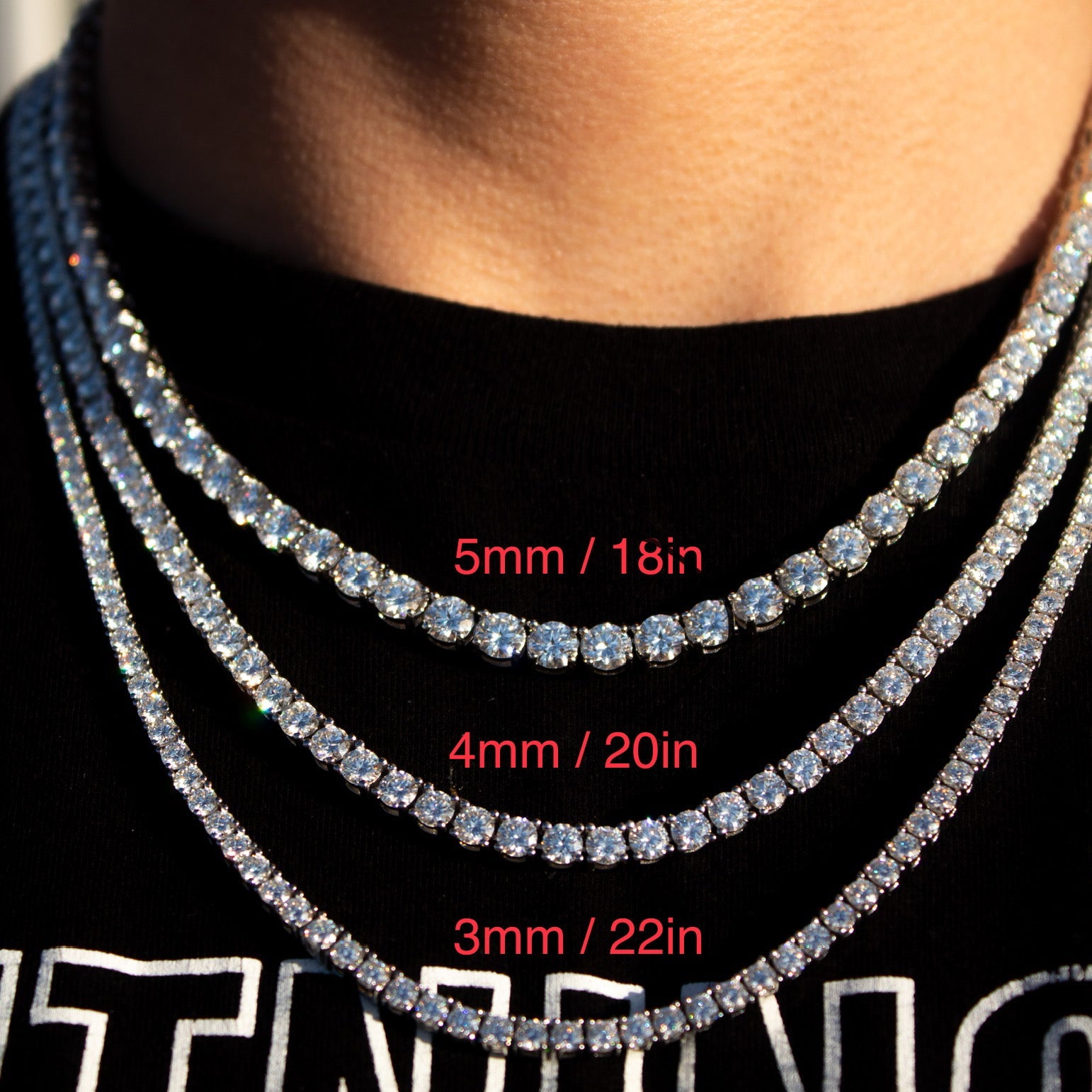 VVS Tennis Necklace (3mm)