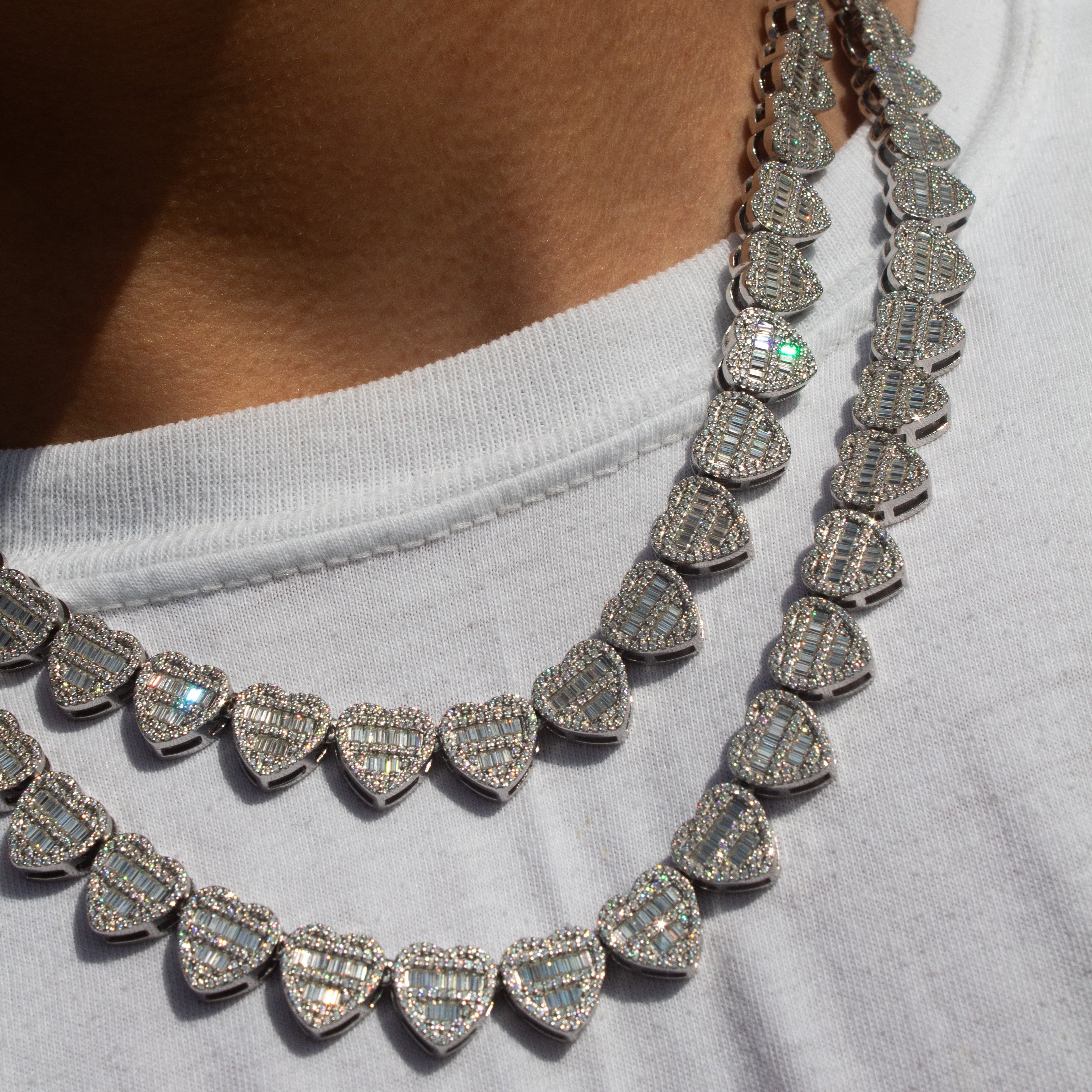 Heart VVS Necklace (10mm)