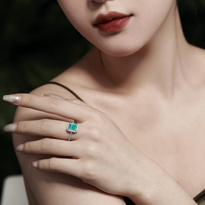 Turquoise Diamond Ring