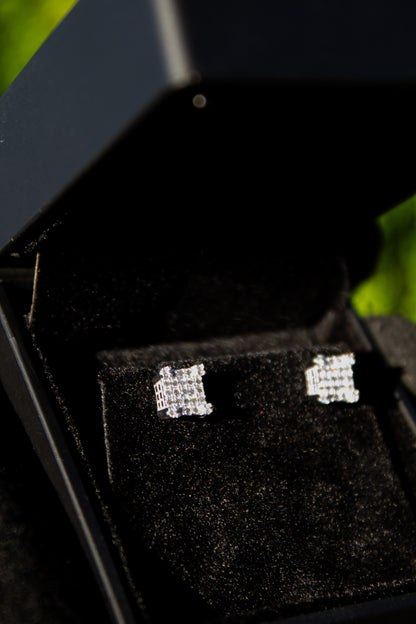 Square VVS Earrings Set