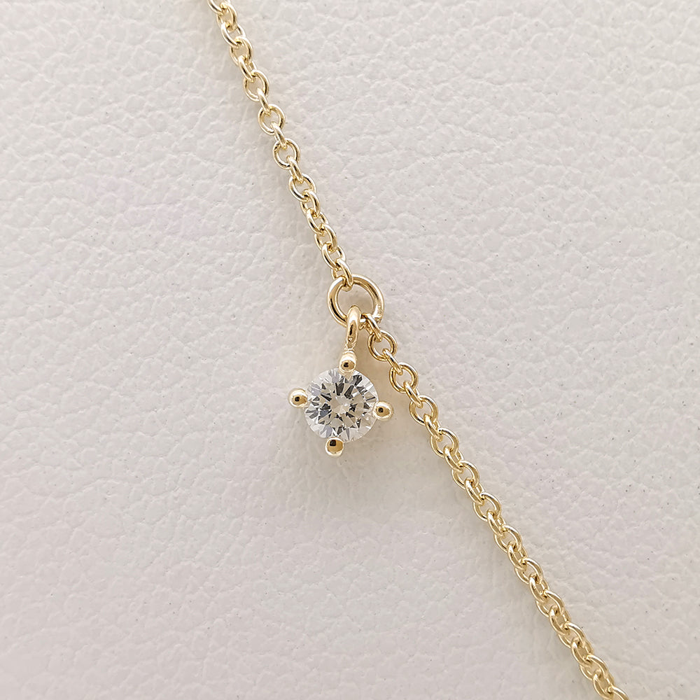 14K Gold Lab Grown Diamond Necklace