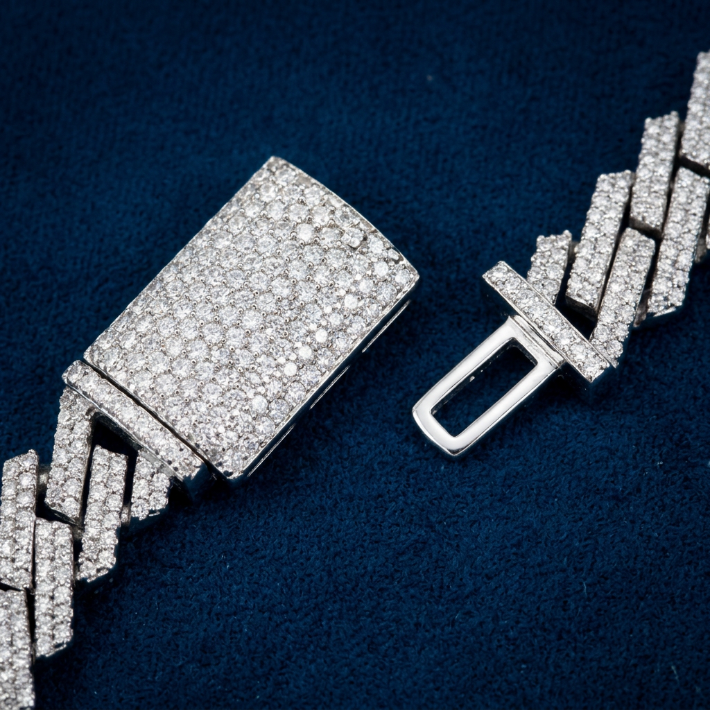 10mm Cuban VVS bracelet clasp draft