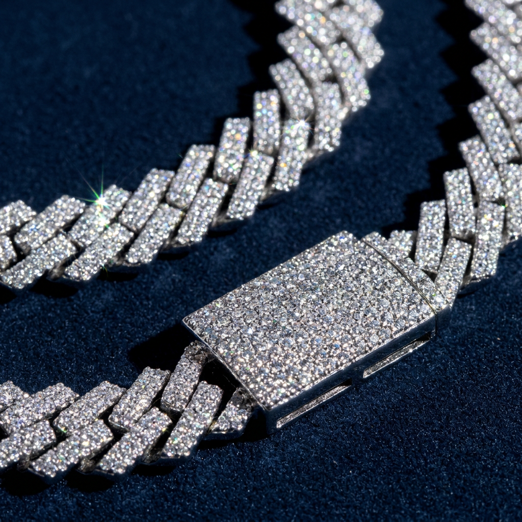 10mm Cuban VVS chain clasp draft