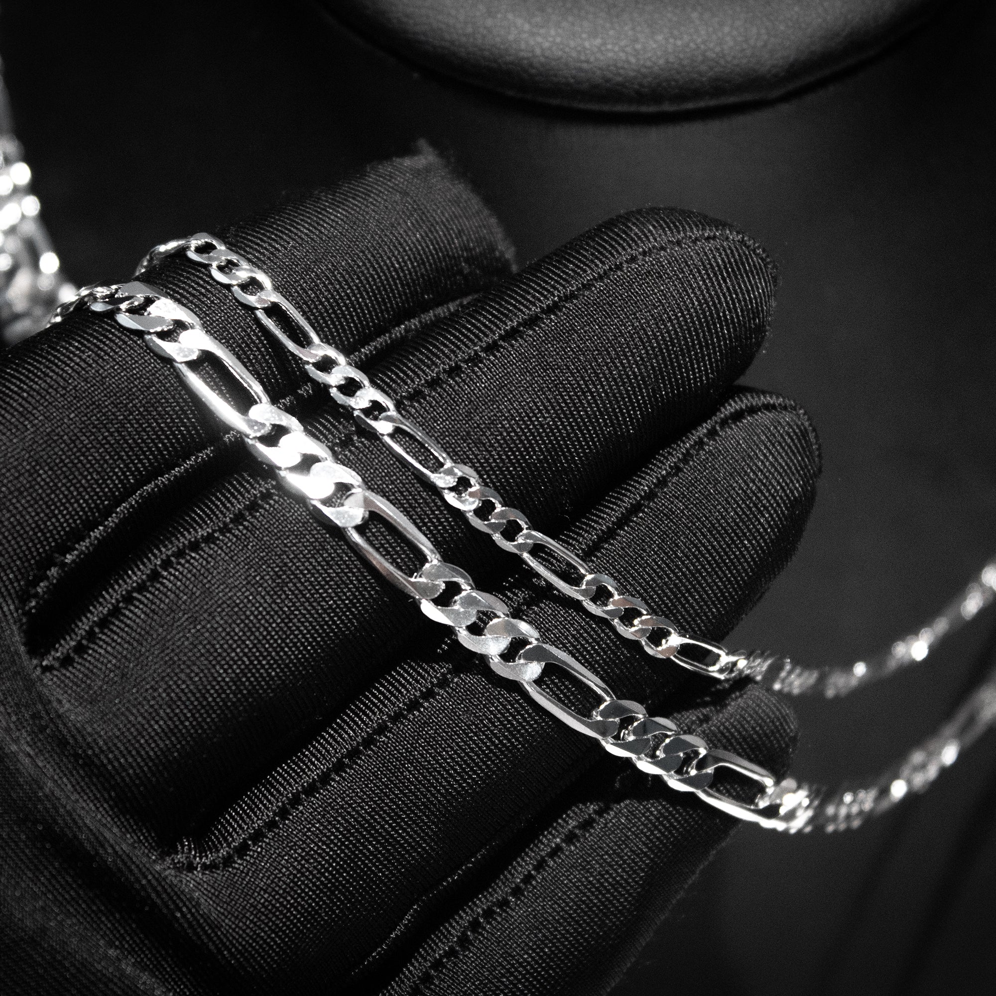 Figaro Bracelet (3.3mm)