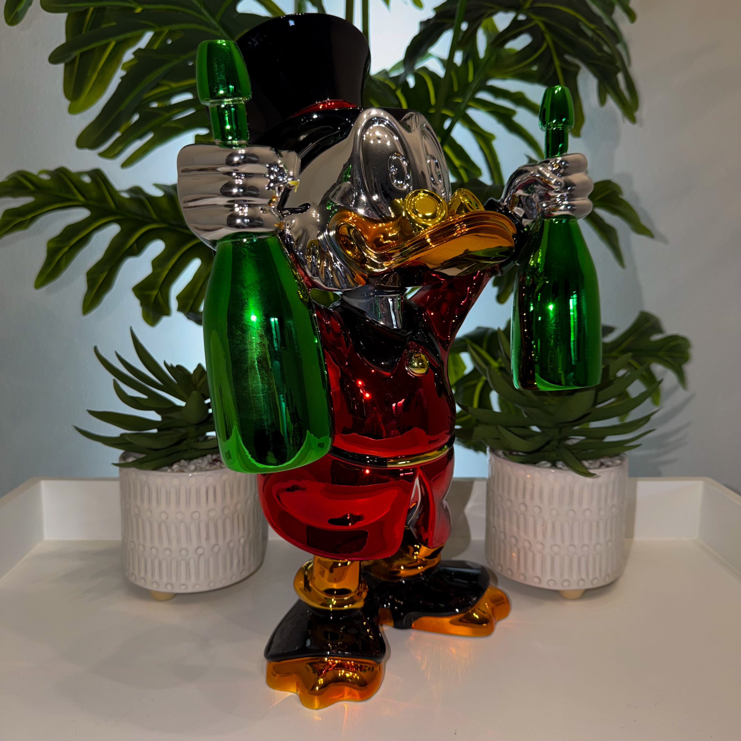 Millionaire Ruby Duck Fiberglass