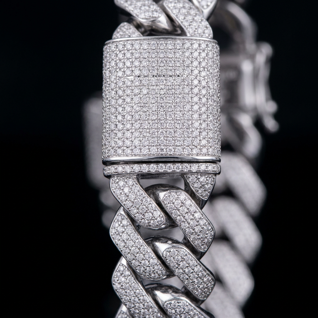 14mm Cuban VVS chain clasp draft