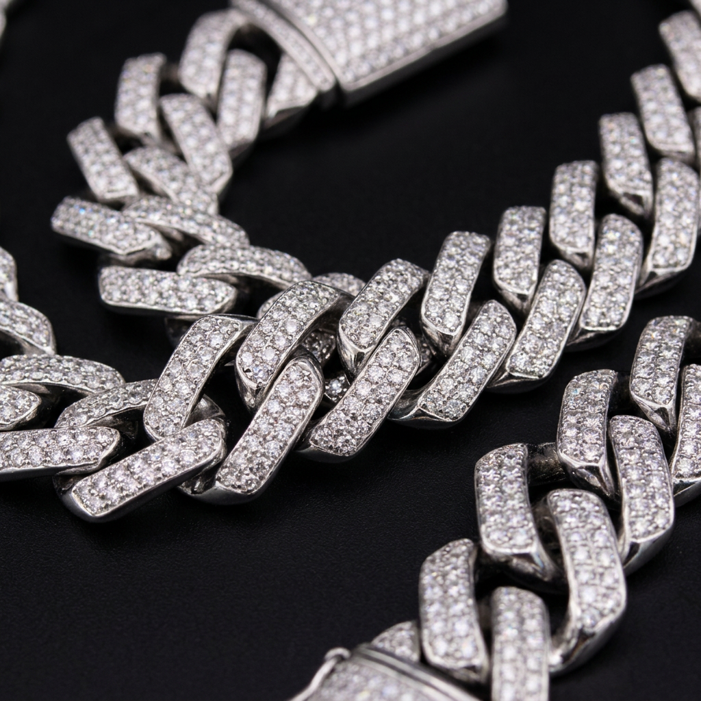 14mm Cuban VVS chain macro draft