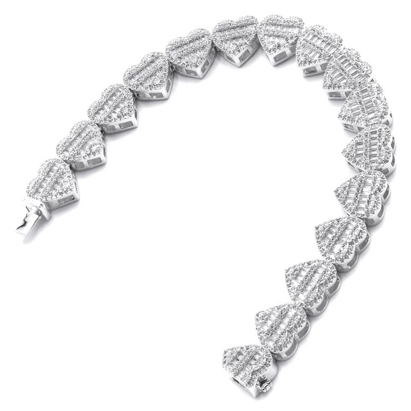 Heart VVS Bracelet (10mm)