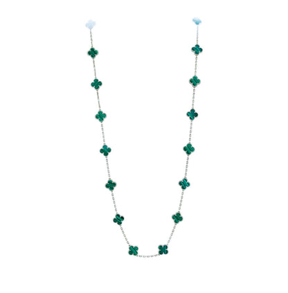 Clover Leaf Long Necklace