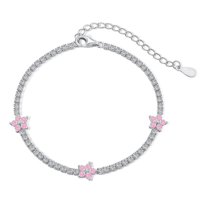 Pink Flowers Bracelets