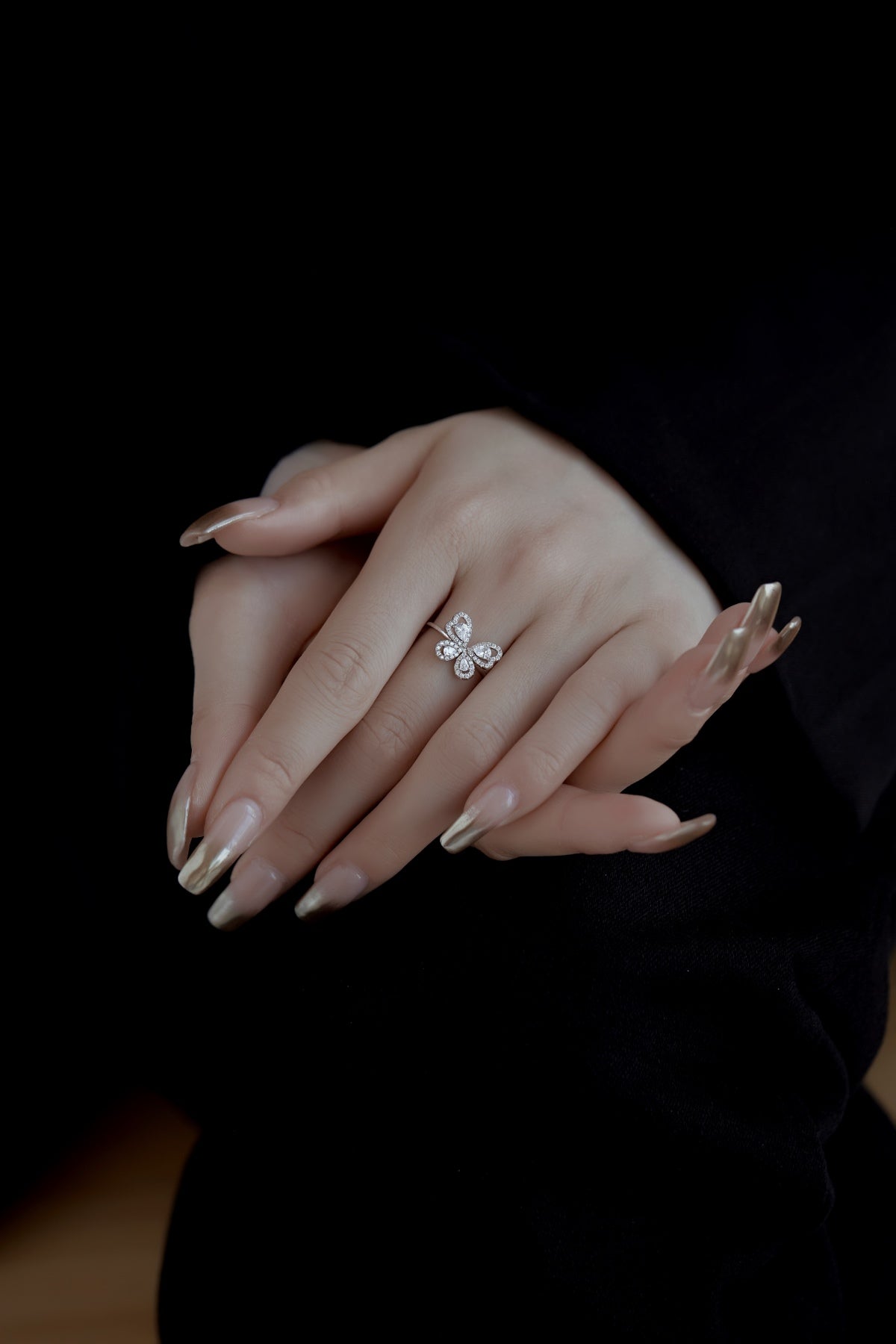 Butterfly Diamond Ring