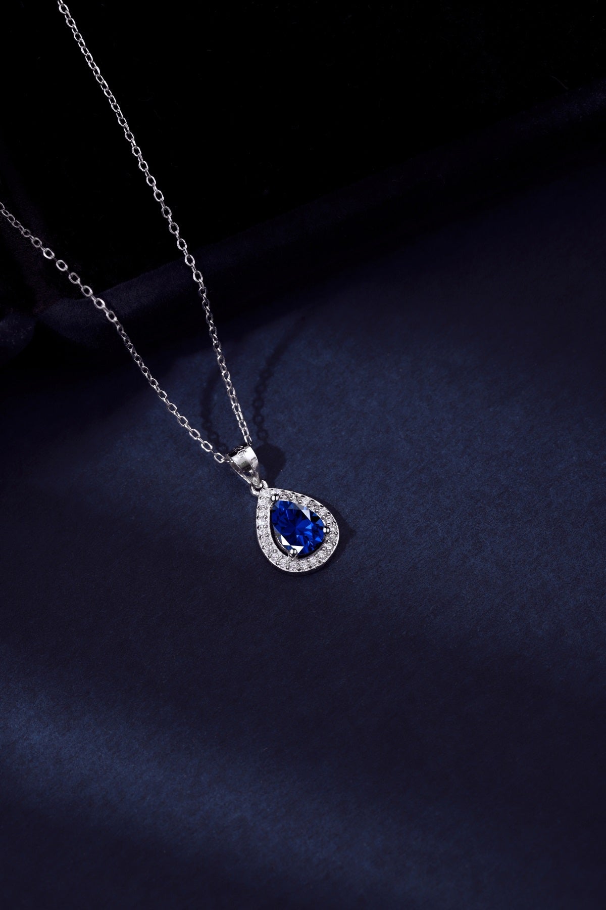 Blue Diamond Necklace