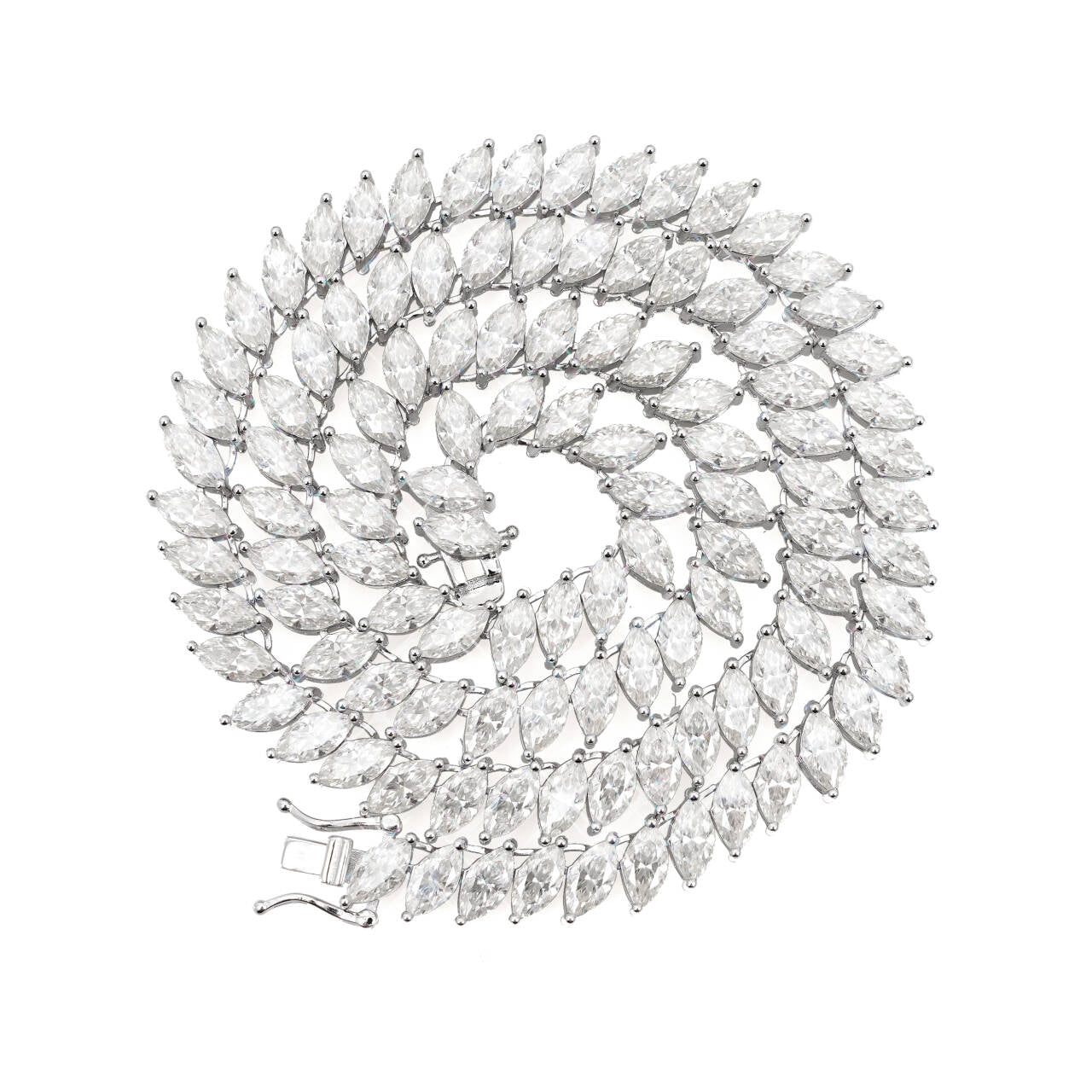 Double Marquise VVS Necklace (9mm)