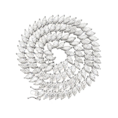 Double Marquise VVS Necklace (9mm)