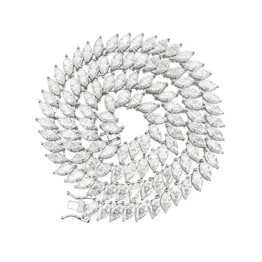 Double Marquise VVS Necklace (9mm)