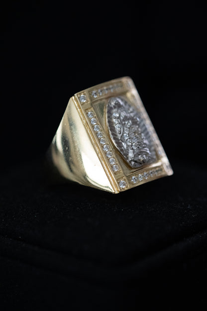14K Gold Virgencita Ring