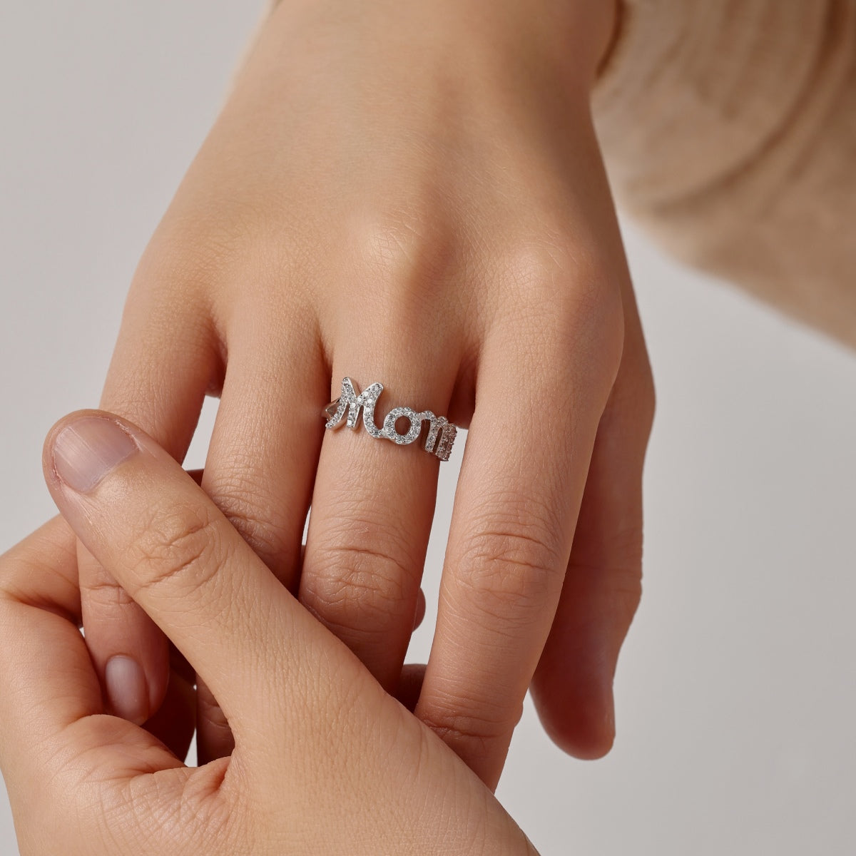 Mom Diamond Ring