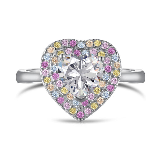 Heart Colorful Ring