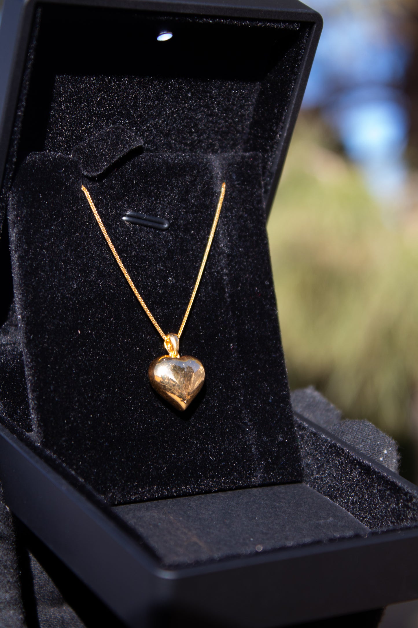 18K Gold Heart Necklace