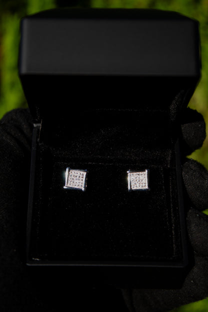 Square VVS Earrings Set