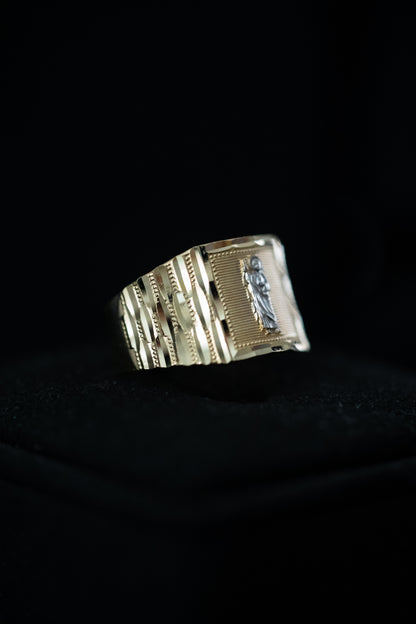 14K Gold San Judas Ring