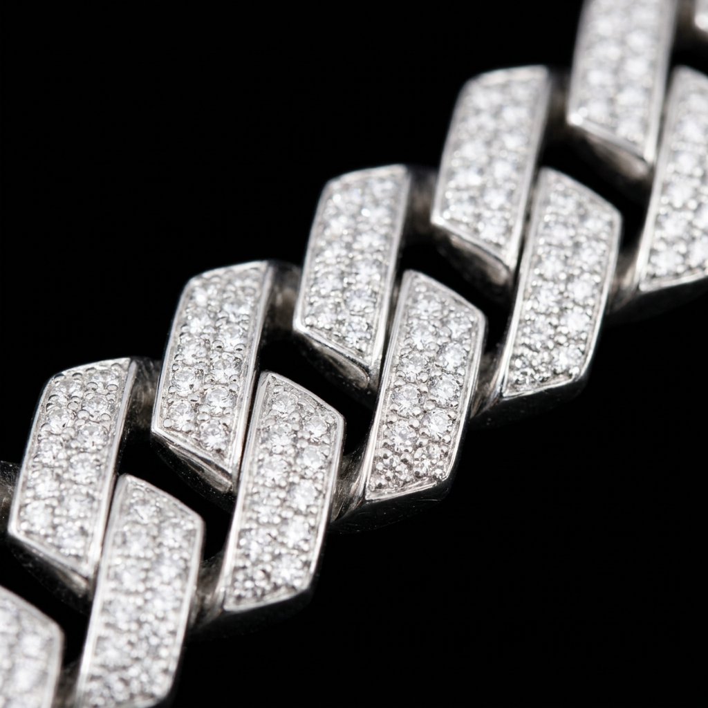 8mm Cuban bracelet macro draft