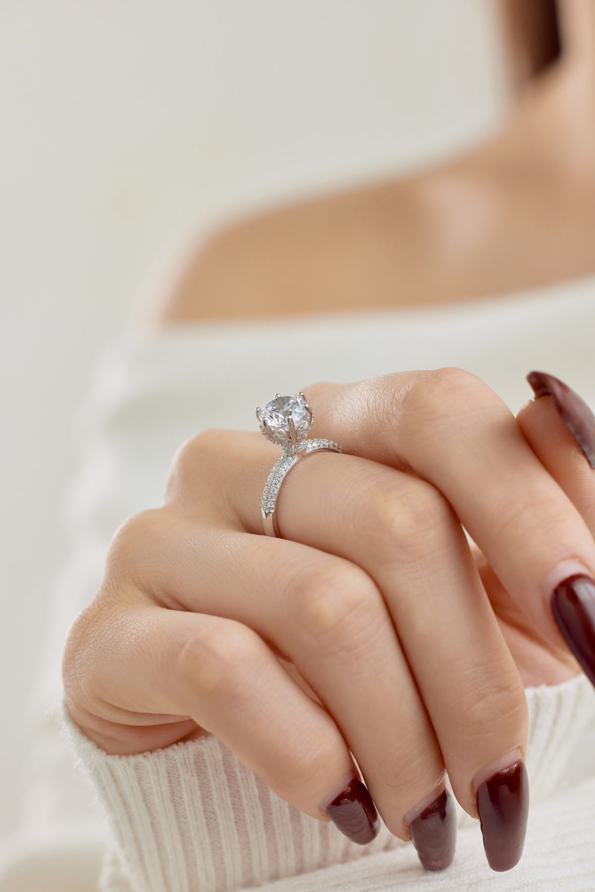 White Diamond Ring