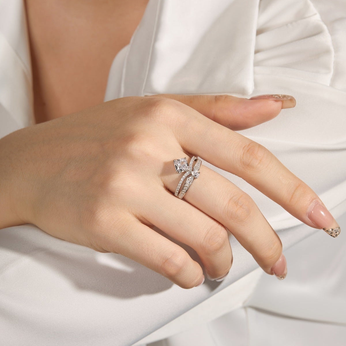 White Diamond Ring