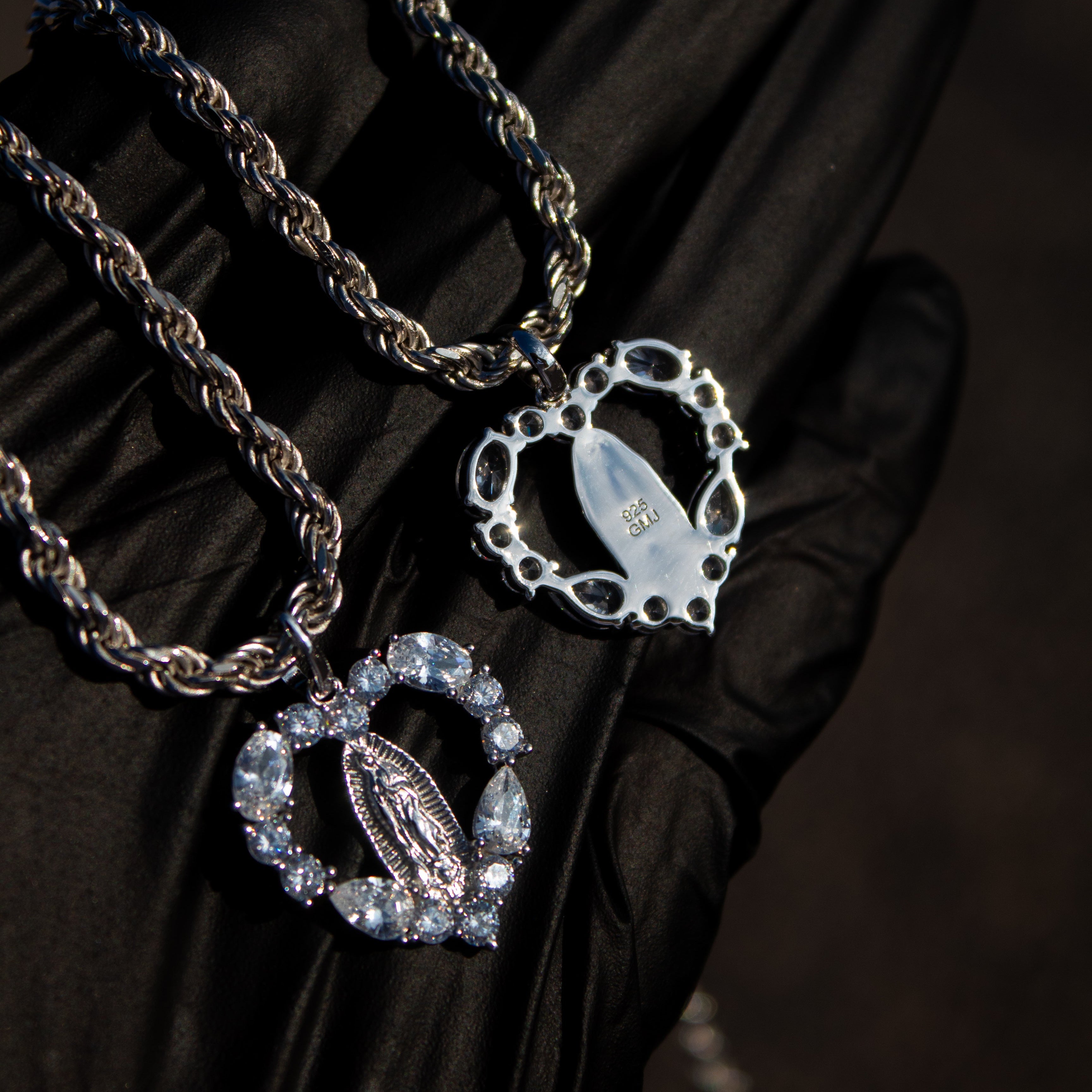 Virgencita Heart Pendant