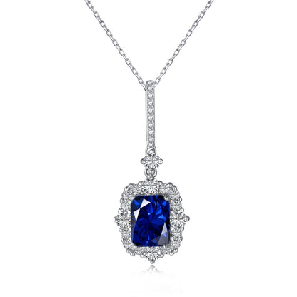 Blue Diamond Necklace