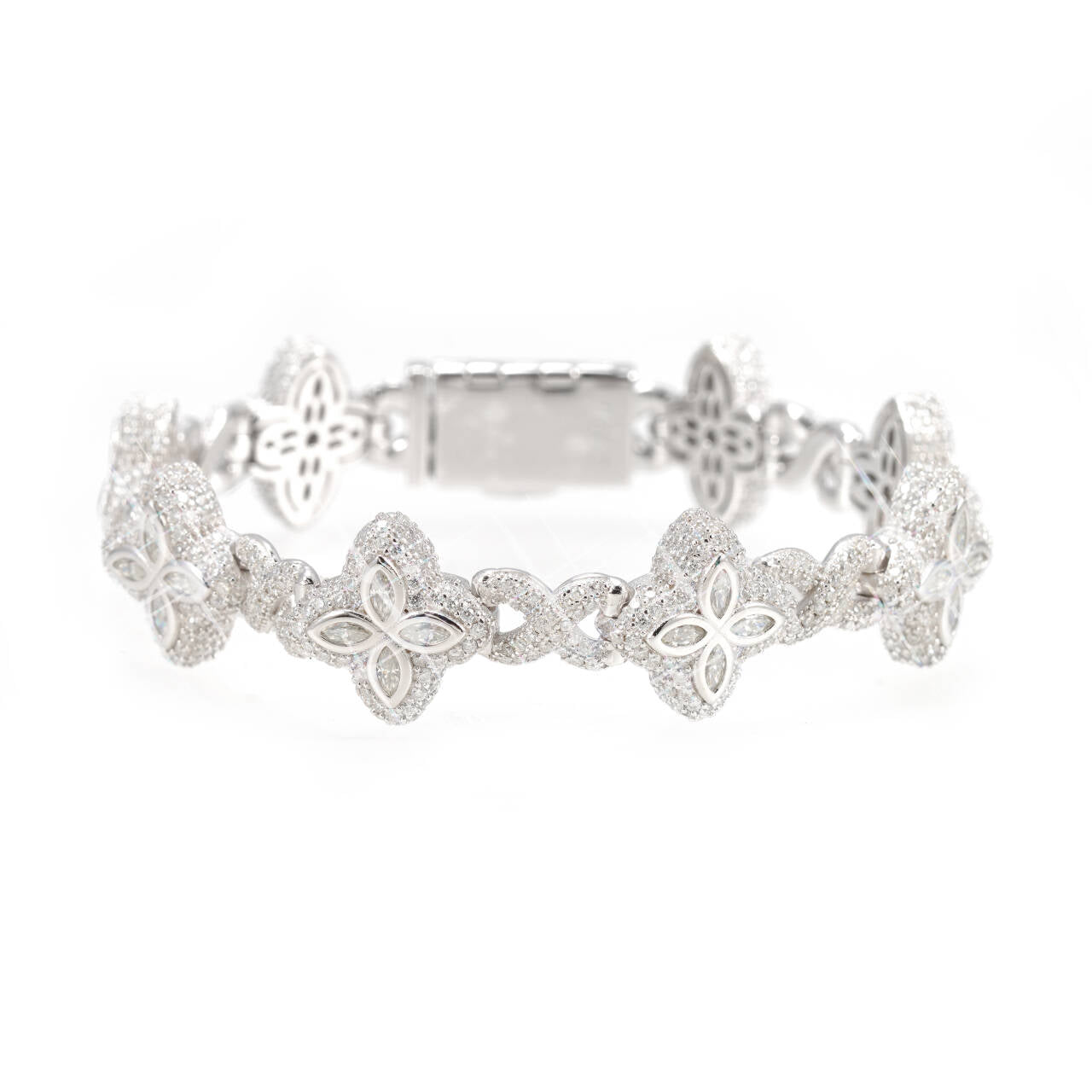 Clover Luxury VVS Bracelet (7mm / 15mm)
