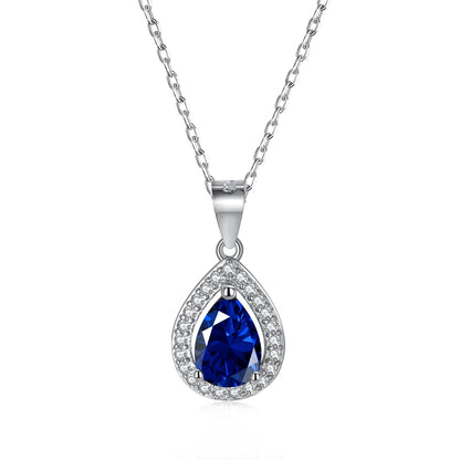 Blue Diamond Necklace