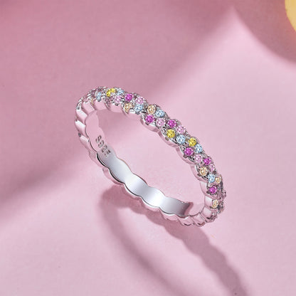 Colorful Diamond Ring