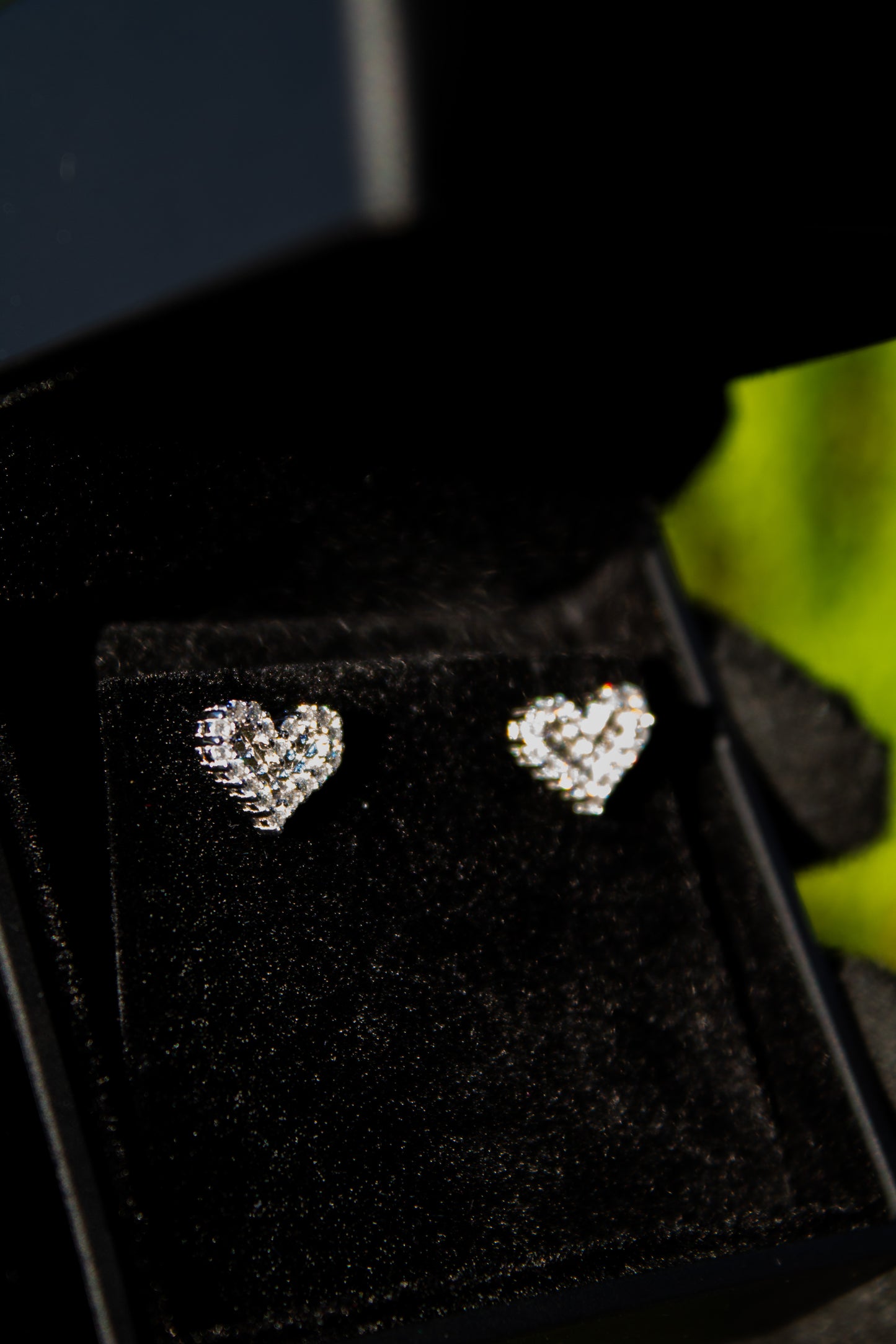 Heart VVS Earrings Set