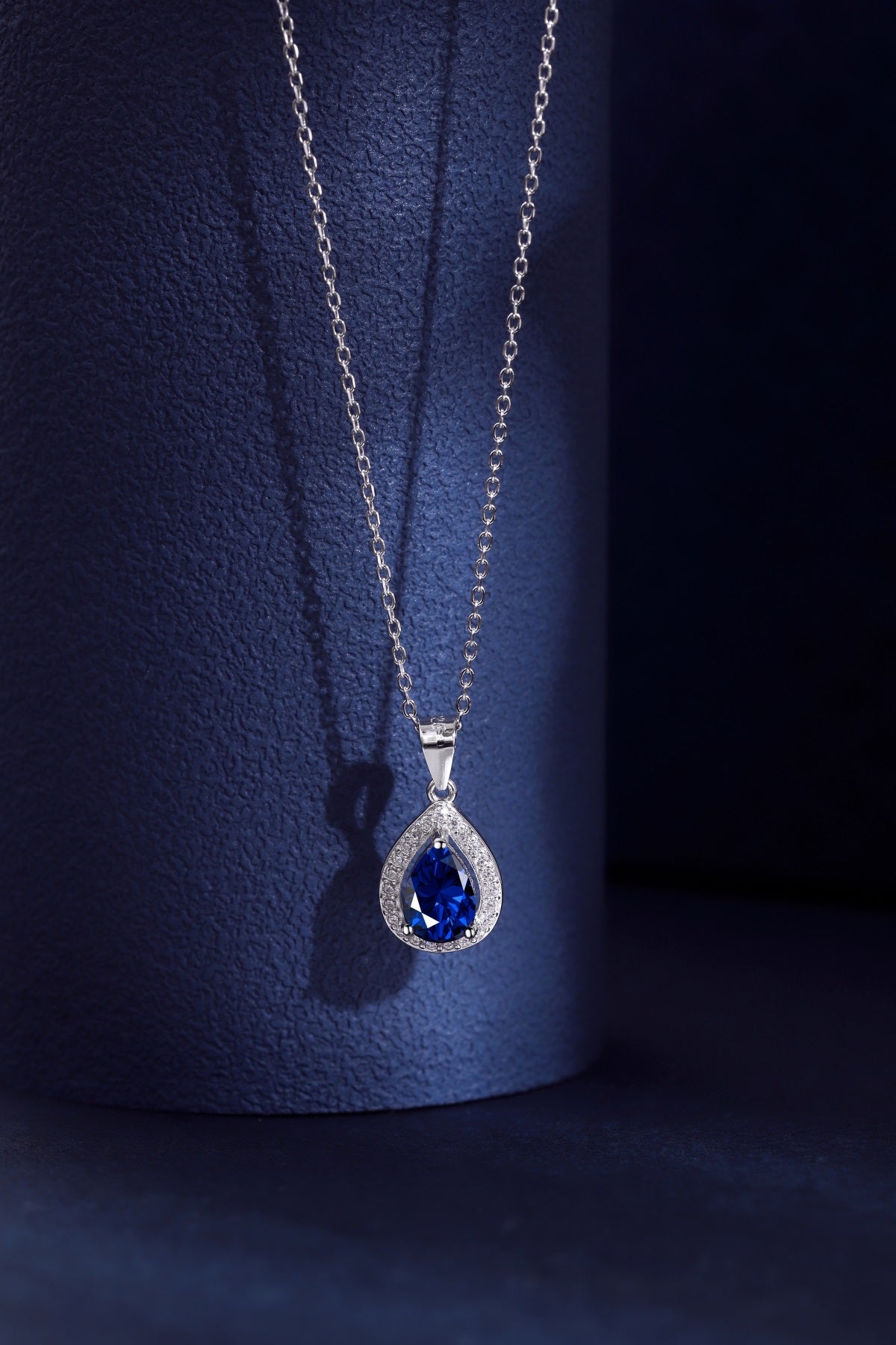 Blue Diamond Necklace