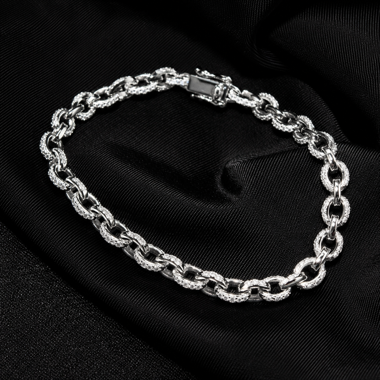 Diamond Link VVS Bracelet (6mm)