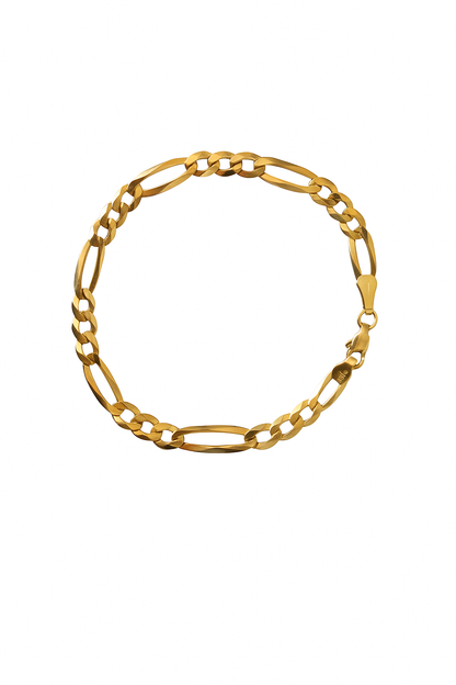 14K Gold Fígaro Bracelet (6mm)