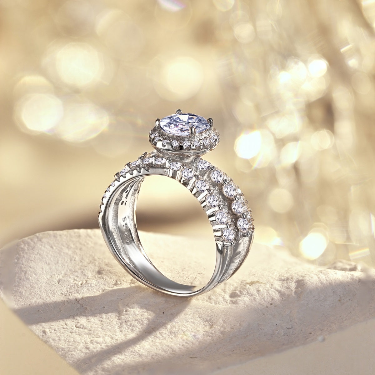 White Diamond Ring