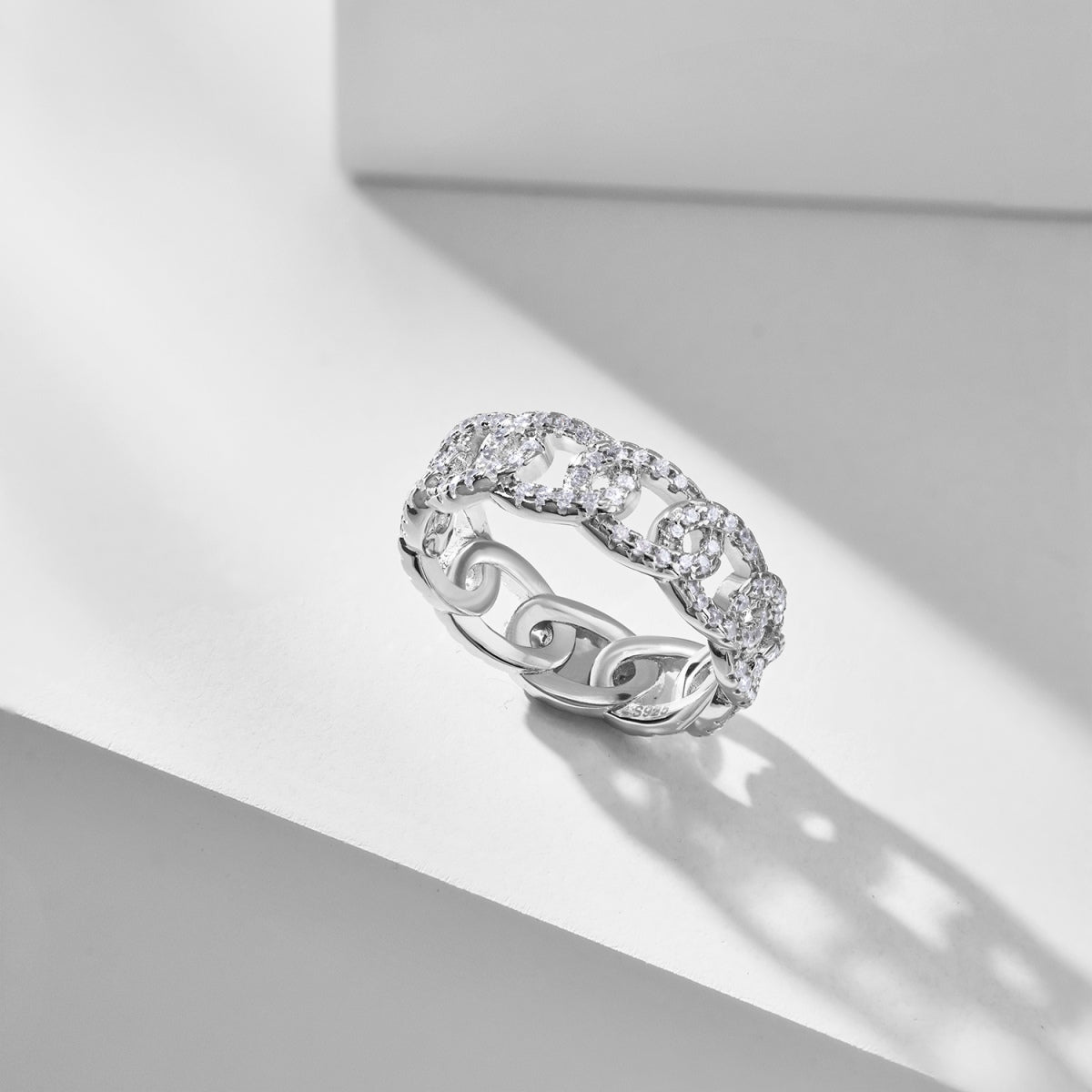 Cuban Diamond Ring