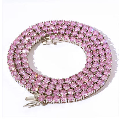 VVS Pink Tennis Bracelet (4mm)