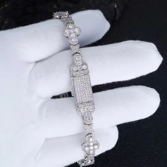 Cross Star VVS Bracelet (10mm)