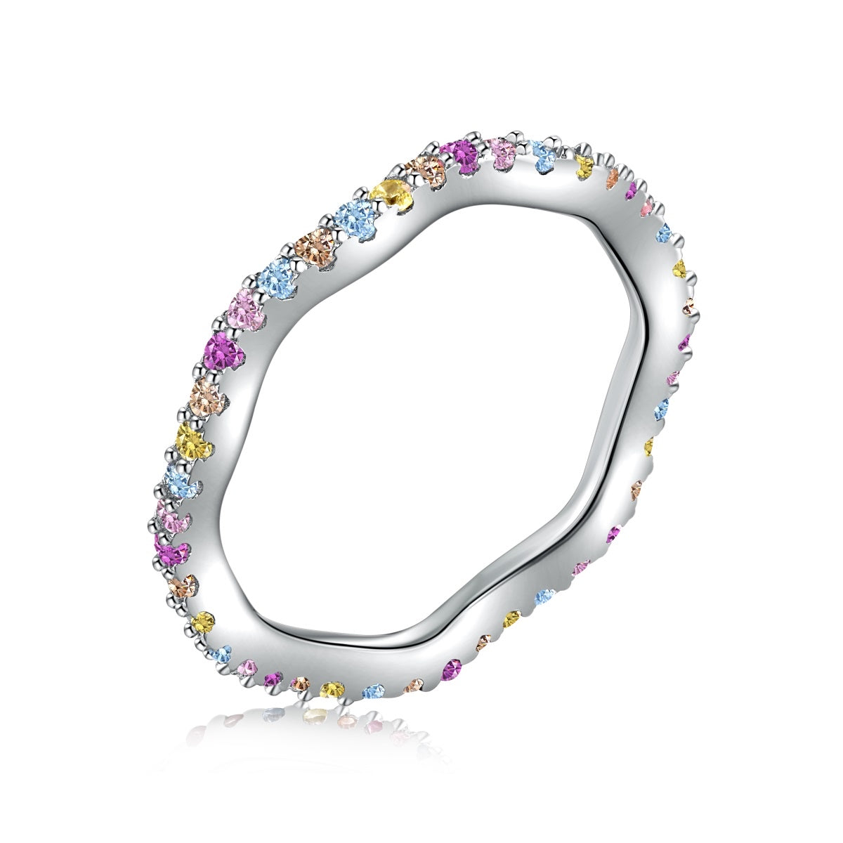 Colorful Diamond Ring