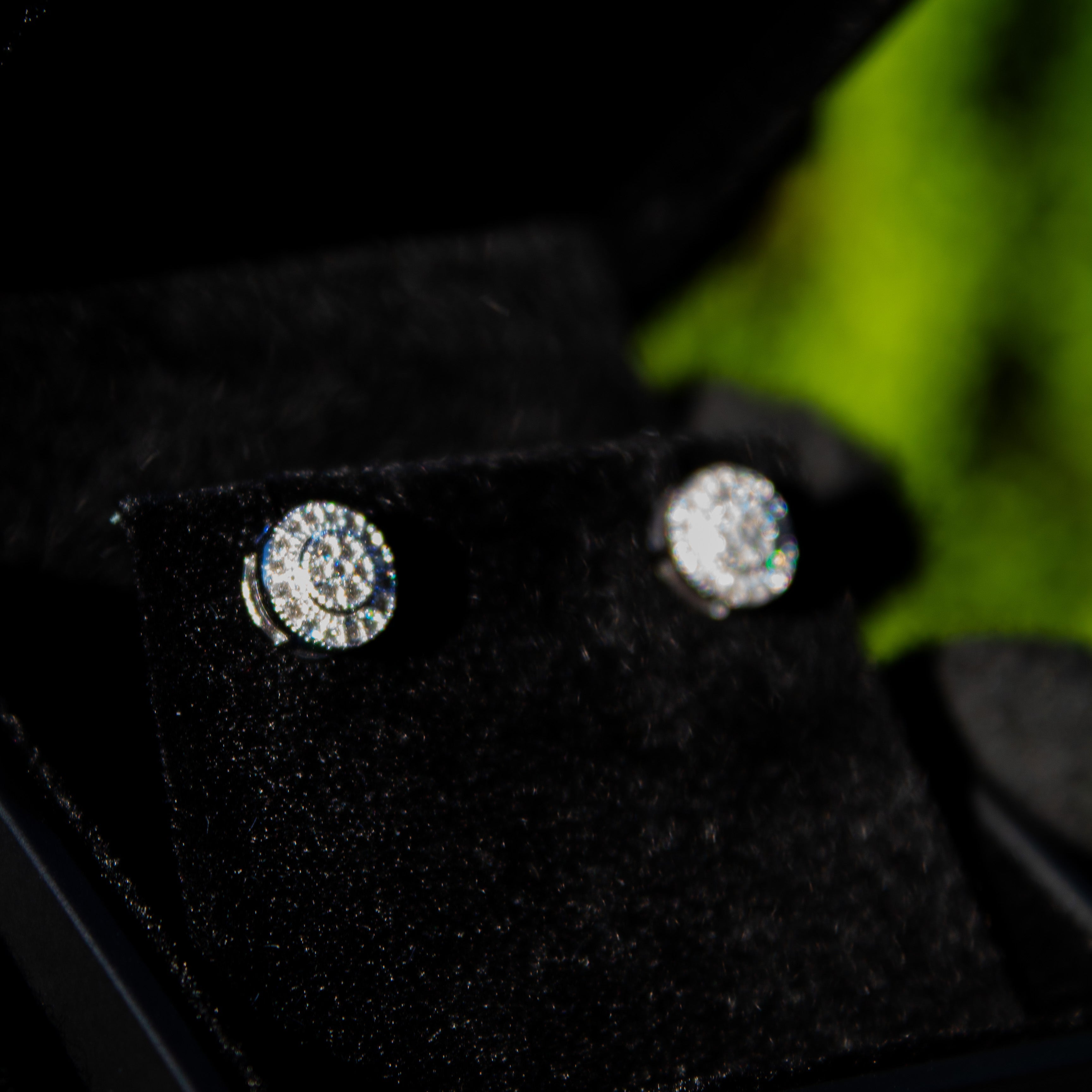 Circle VVS Earrings Set