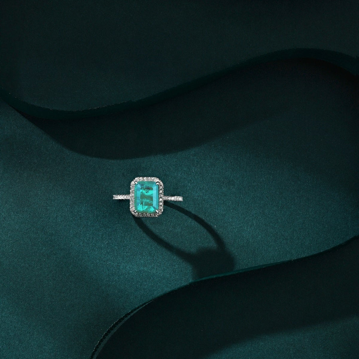 Turquoise Diamond Ring