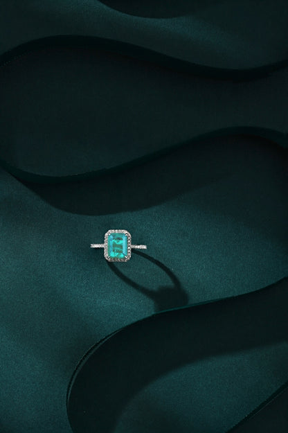 Turquoise Diamond Ring