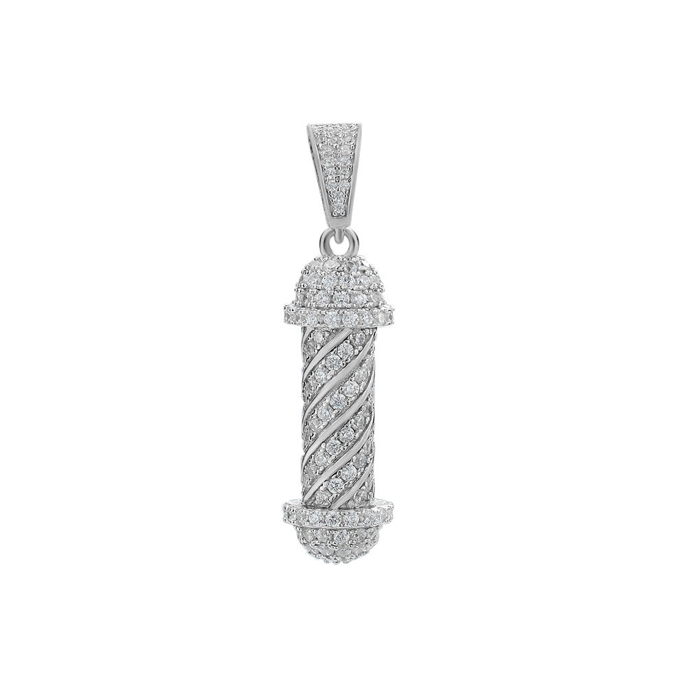 Rotating Barber’s Pole Pendant