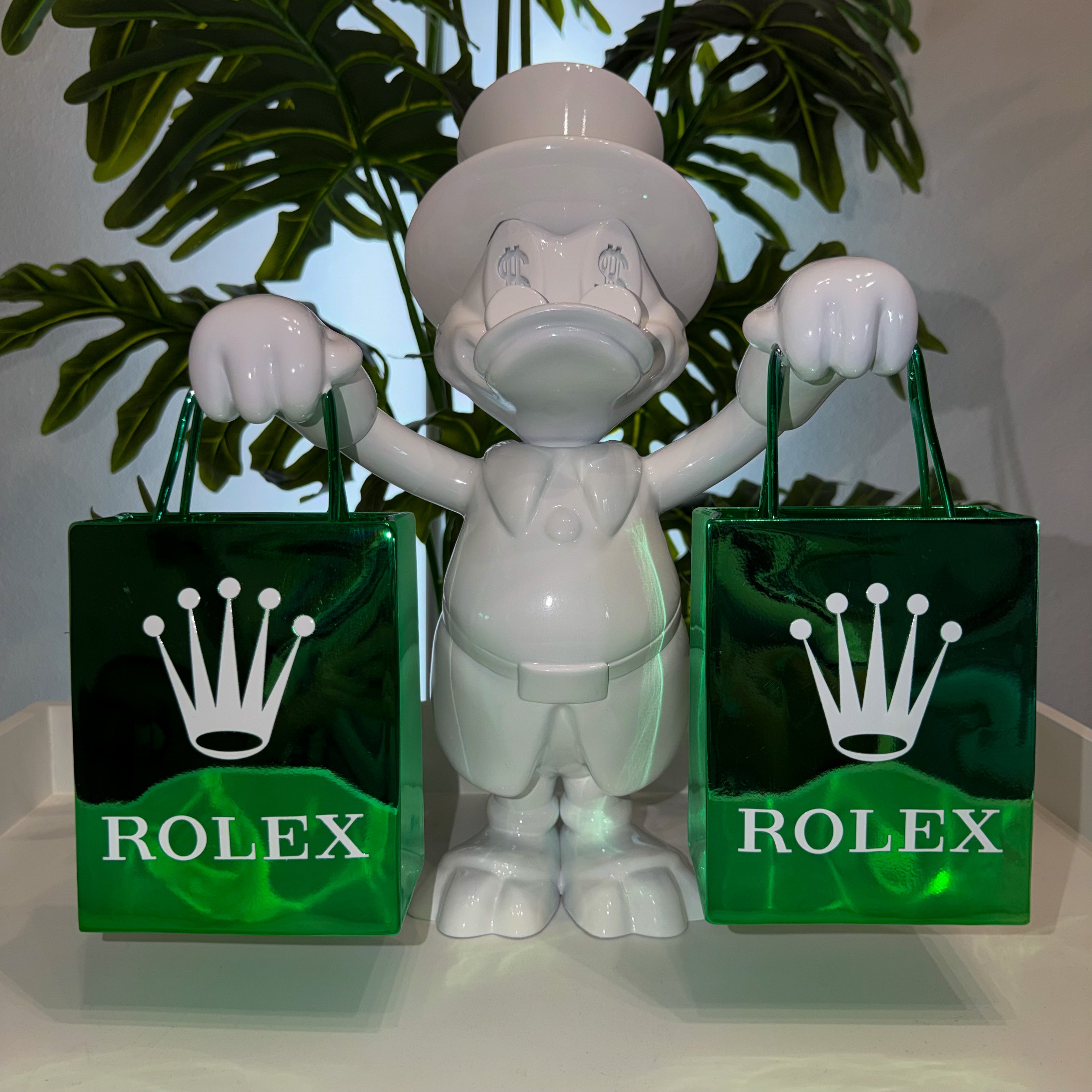 Millionaire Jade Duck Fiberglass