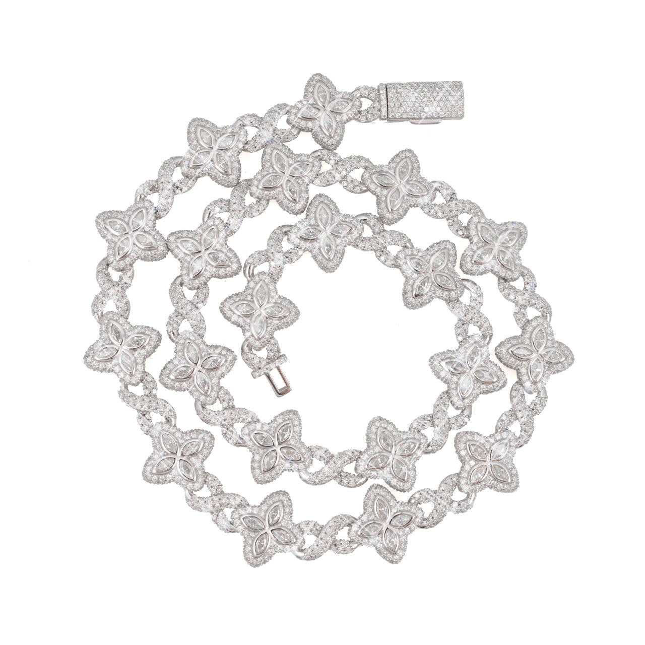 Clover Luxury VVS Chain (7mm / 15mm)