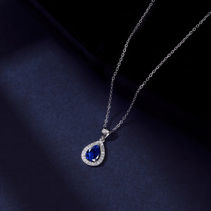 Blue Diamond Necklace